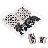 Set Of 40 Pin Keepers Backs with Easy To Use Wrench Practical Locking Pin Backings Secure Brooch Badges Fasteners 1