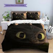 How to Train Your Dragon Bedding Set Duvet Cover Pillowcase No Filler, Soft Home Bedroom Decor, Perfect Gift for Fans.chl 135x200cm