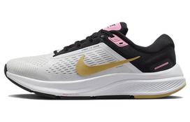 Nike Air Zoom Structure 24 'Baltas Juodas Kviečių Auksas' Moteriški DA8570-106 36.5