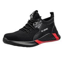 Breathable Steel Head Construction Site Labor Insurance Shoes Men, Outdoor Engineering Anti-smashing Safety Shoes 36