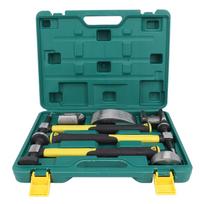 7 vnt. Automobilio kėbulo remonto rinkinys Anglinio plieno tvirtas automobilio kėbulo plaktukas ir formavimo įrankis Dent Repair Tools