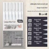 Blue Fruity Chinese Calligraphy & Highlighting Marker Pen for Students and Children 1.0mm