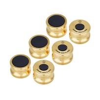 AT6900BR Hybrid Insulator Speaker Spike Set of for Record Players Audio-Technica Insulator, 3-Layer Structure, 6, Gold, auksas