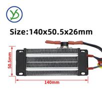 220V 500W Incubator Heater Thermostatic-Insulated PTC Ceramic Air Heater Heating Element Electric Heater 96A2 140*50mm