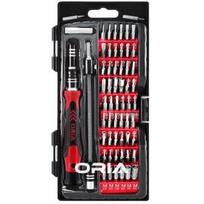 ORIA Precision Screwdriver Set 60-in-1 Magnetic Screwdriver Bit Kit For Phones Game Console Tablet PC Electronics Repair Tool raudona