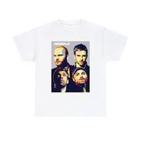 Coldplay Grupės Koncertų Grafika Vintažinis Pop Rock Unisex Marškinėliai Unisex Medvilniniai Trumpomis Rankovėmis Yk Oversized Madingi Marškinėliai Populiarus Viršus S
