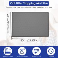 Silicone Cat Litter Mat Waterproof Pet Litter Box Pad Washable Bed Mat Easy to Clean Non-Slip Toilet Pad Placemats Clean Product