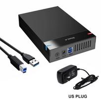 3,5 colio HDD dėklas USB 3.0 į SATA III išorinis kietojo disko skaitytuvas 10 TB kietojo disko korpusas Didelės spartos adapteris PC nešiojamam kompiuteriui