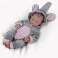 NPKDOLL 10 colių Mini Reborn kūdikio lėlė Unisex Žaislai Pomėgiai Mados lėlių aksesuarai Mieganti lėlė 25cm