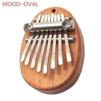 1 vnt. 8 klavišų mini Kalimba pianinas nykščiu, medinis mažas nešiojamasis muzikos instrumento pakabukas Dovana