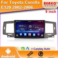Android Automobilinis Radijas Multimedijos Grotuvas Navigacija GPS Toyota Corolla E130 E120 2000-2006 Carplay 2din Stereo Dvd 2 Din 4 core 1GB+32GB carplay