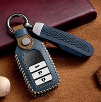 Car Key Cover Shell Case for Honda Civic CRV HRV Accord Pilot Fit Freed Vezel Odyssey 2018 - 2022 Accessories mėlyna