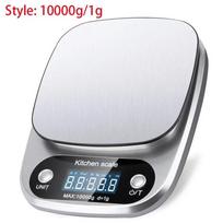 10KG/1G High Precision Kitchen Scale Electronic Jewelry Food Baking Scale Multifunction Measuring Tool Gram Scale Lcd Display Baking Tools 10Kg/1g