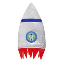 Sidabro spalvos astronautų kostiumas vaikams - Paruoštas sporto dienai ir pasirodymams One Size white