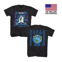 Karštas ACDC Ballbreaker Pasaulinės Ekskursijos 1996 M. Vyriški Vietovės Roko Grupės Koncerto Unisex Marškinėliai XXXL