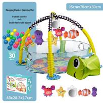 Elephant Baby Playpen with Ocean Balls & Crawling Mat - Toys & Gifts for 0-3 Years Old