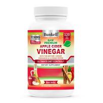 Apple Cider Vinegar Powder (Organic) 1500 Mg, Ceylon Cinnamon Bark Powder 150 Mg, Dietary Supplement 120 Capsules