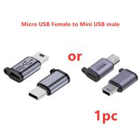 Usb Type C to Mini USB MicroUSB Adapter Micro USB to TypeC Mini USB Converter Connector Support Charge Data Sync 480Mbps 18W Micro to Mini USB