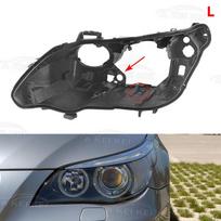 BMW 5 serijos E60 E61 D1S 2004 2005 2006 2007 2008 2009 2010 Automobilio priekinio žibinto Korpuso Pagrindas AFS ir Be afs Galinis Korpuso Dangtelis 04-07 Low LH