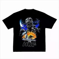 Ultraman, Monster, Godzilla Godzilla American Small Neckline Anime Cotton Short Sleeve Tt-Shirt Men and Women - Men's Summer ... S įvairiaspalvis