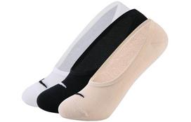 Nike No Show Socks Women's Black White Gray SX4863-900 M