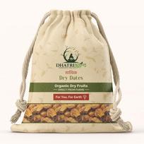 Dhatri Agro džiovinti datuliai, visos, 1 kg | Vienos kilmės saulėje džiovinti Khajoor/Khareek/Chuhara | Natūralus saldiklis kūdikiams, vaikams ir suaugusiems | Sveikas cukrus A