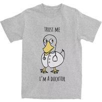 Juokingas Antukas Antukas Daktaras Prekės T-shirt Vyrai Moterys Mieli Antukai Crazy Medvilniniai Grafiniai Spaudiniai Drabužiai S pilka