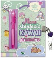 Mano slaptasis KAWAII dienoraštis. Su nematomo rašalo rašikliu bei smagiomis užduotimis