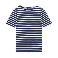 SainT James Unisex Modernūs Dryžuoti Marškinėliai 9863 Jūros Balti 9863 MARINE NEIGE (XS)
