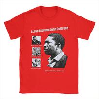 Vyriški John Coltrane marškinėliai Džiazo Post Bop Muzika Medvilniniai Drabužiai Vintažiniai Trumpomis Rankovėmis Apvaliu Kaklu Marškinėliai 6XL Marškinėliai S
