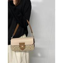 Aukštos kokybės naujas klasikinis senų gėlių odinis kvadratinis krepšys grandinėlė krepšys po pažastu krepšys per petį pasiuntinio krepšys large size: 27*6*14cm black