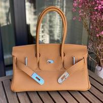 Foreign trade cross-border new togo first-layer cowhide, atmospheric texture handbag women's genuine leather underarm shoulder bag length 30xthickness 12xheight 16cm ruda
