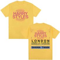 Harry Styles Together Tour 2026 Rašto Marškinėliai Vyriški Prabangūs Mados Medvilniniai Trumpomis Rankovėmis Marškinėliai Aukštos Kokybės Neutralūs Marškinėliai M