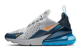 Nike Air Max 270 'Wolf Grey Photo Blue' Gs 943345-015 36 gray