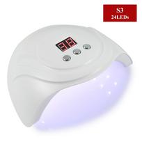 88W UV LED lempos nagų džiovintuvo mašina, skirta sukietinti visus nagų gelinio lako lakus 24vnt LED lempa manikiūrui USB jungties automatinis jutiklis