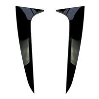 Car Rear Window Side Spoiler Canard For BMW X4 G02 -up Canard Splitter Stickers Auto Tail Side Wing Body Kit Car Accessories Glossy Black