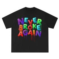 Raperis YoungBoy Never Broke Again Tos Pačios Stiliaus Marškinėliai Vyrams Moterims Drabužiai Mada Hip Hop Vintage Medvilniniai Trumpomis Rankovėmis Marškinėliai S