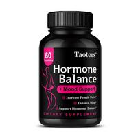 Moteriško hormono pusiausvyros maisto papildas, 60/120 kapsulių 60 capsules