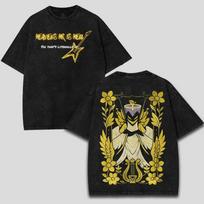 Unisex moteriški drabužiai Medvilniniai trumparankoviai didelio dydžio marškinėliai Karštas anime Hazbin Hotel Valentino T-shirt Angel Dust Vintage skalbti T-shirt S