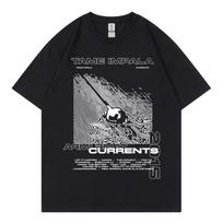 Tame Impala Currents Graphic T Shirts Men Women Hip Hop Rock Short Sleeve Tshirt Fashion Casual 100 Cotton Tshirts Streetwear... S įvairiaspalvis