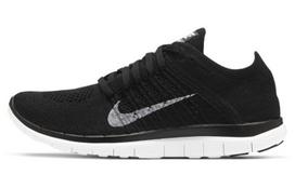 Nike Free 4.0 Flyknit Juoda Balta 2020 Moteriški 631050-001 36
