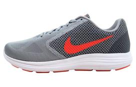 Nike Revolution 3 Wolf Grey Hyper Orange Women's 819303-002 36
