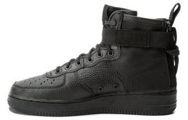 Nike Sf Air Force 1 Mid Triple Black 917753-005 44.5