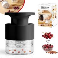 7-Hole Cherry Pitter Quick Push Pull Multiple Cherries Seed Remover Tool, Multi-Function Cherry Core Remover balta