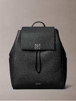CALVIN KLEIN Moteriška kuprinė, EMBLEM HW PEBBLE BACKPACK