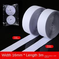 3446 Double-sided Velcro Belt Adhesive Strong Curtain Adhesive Strip Door Curtain Sub-parent Self-adhesive Strip Adhesive 1pack