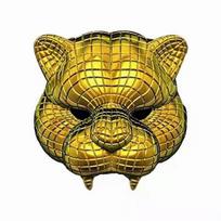 VIP Leopardo Tigro Galva Cosplay Kaukė Uždangalas Kostiumų Vakarėliui Helovinas ir Dovanos