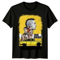 Taksistas (1976 m) Filmo plakato įkvėpti marškinėliai Retro marškinėliai Unisex S