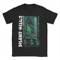 Silent Hill Game T Shirt Men Womens 100 Cotton Vintage TShirts Round Collar Horror Tee Shirt Short Sleeve Clothes Present S