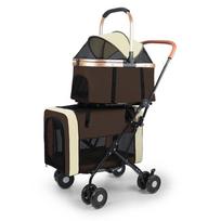 New upper and lower multi-layer pet cart universal for cats and dogs, detachable and detachable trolley with large space S1 ruda